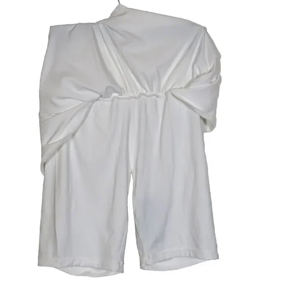 Halara SoftlyZero Airy Super High Waist 2-in-1 Cool Touch 7" Yoga Shorts White M - Picture 6 of 8